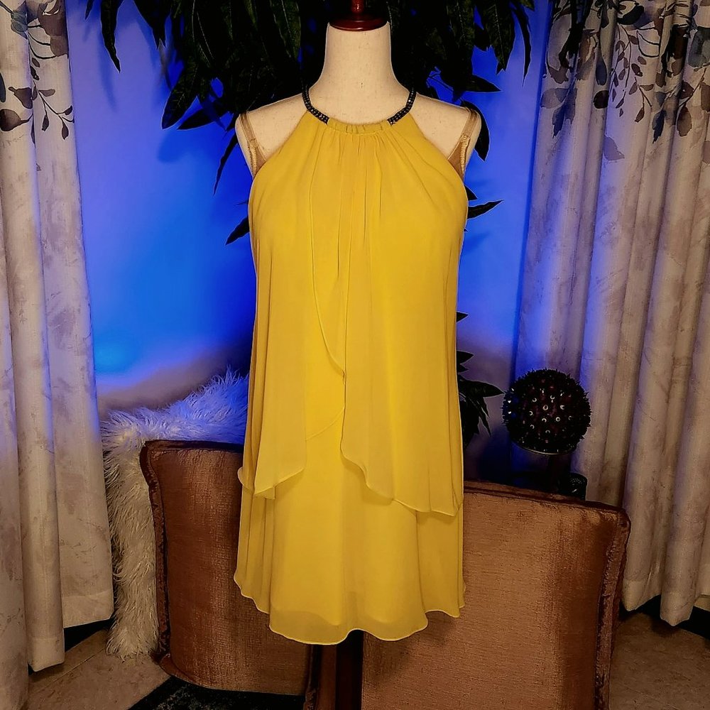 Yellow Cocktail Dress